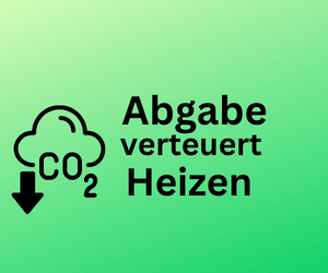 CO2-Abgabe steigert Heizkosten