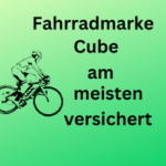 Fahrradmarke Cube ist in Deutschland am meisten versichert