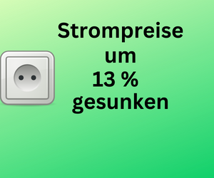 Atomausstieg: Ein Jahr später Strompreise um 13 Prozent gefallen